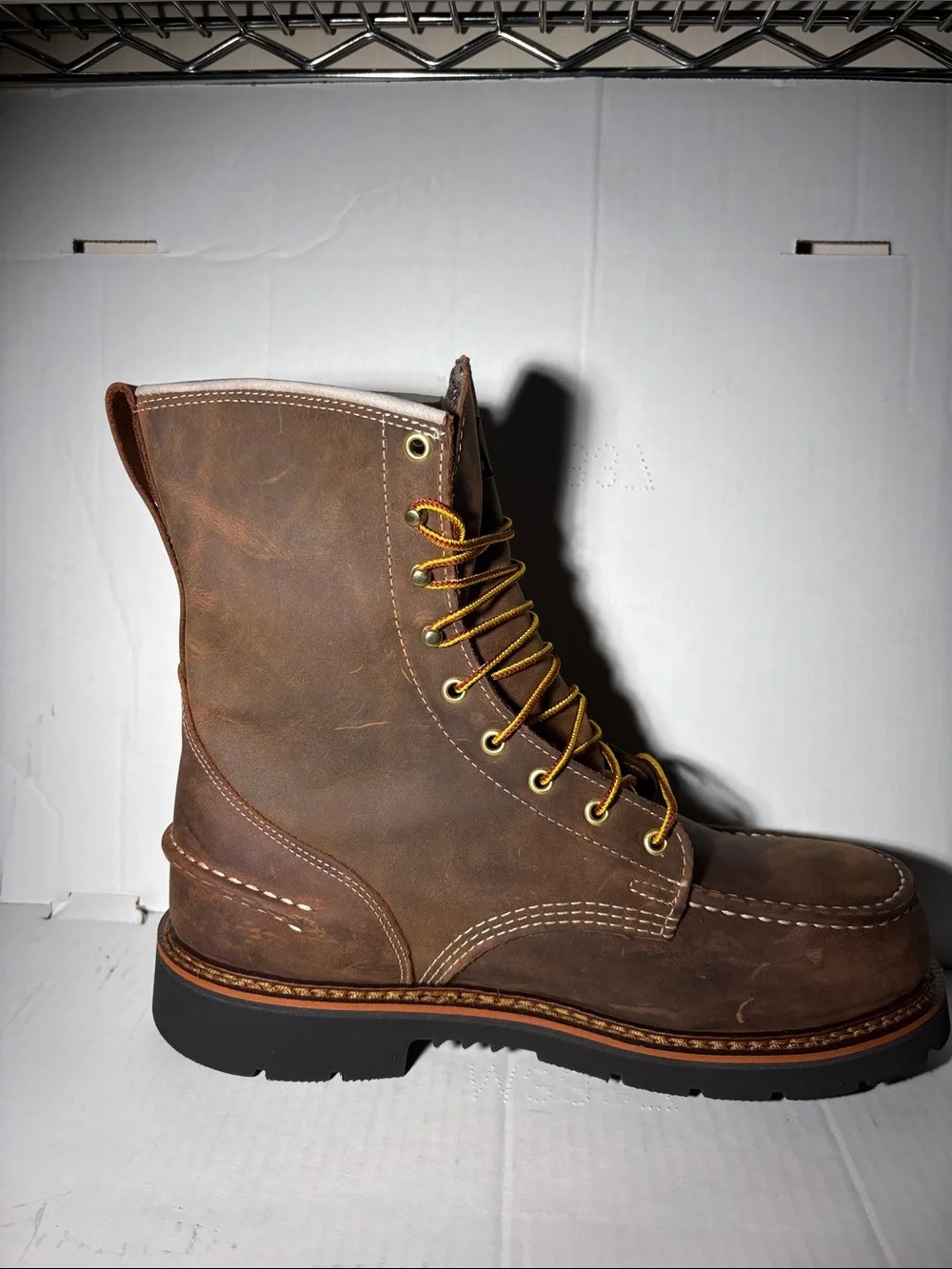 Thorogood 8” Crazy Horse 1957 Series Steel Toe Boots Men’s Size 10.5 2E Wide